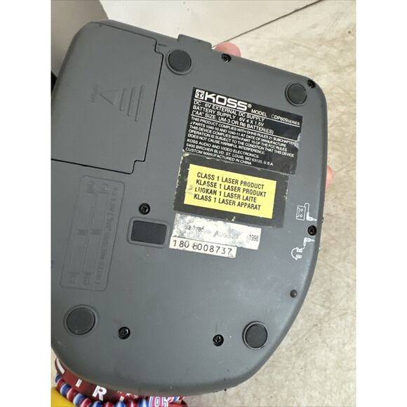 Koss Portable CD Player CD687 Works - Picture 5 of 6